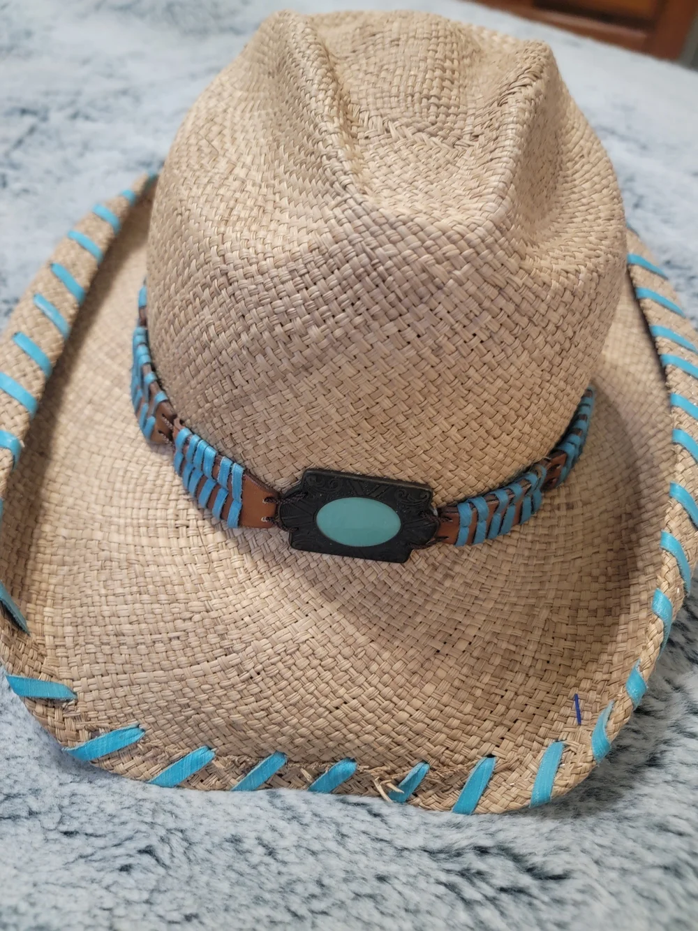 FOUR Fun Summer Hats. Bullhide.Juicy Couture. Jessica Simpson.Betsy Johnson.